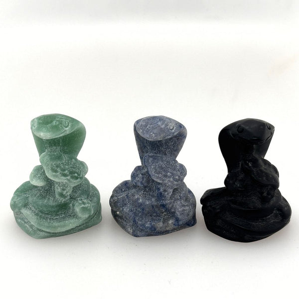 Cobra Snake Crystal Carvings