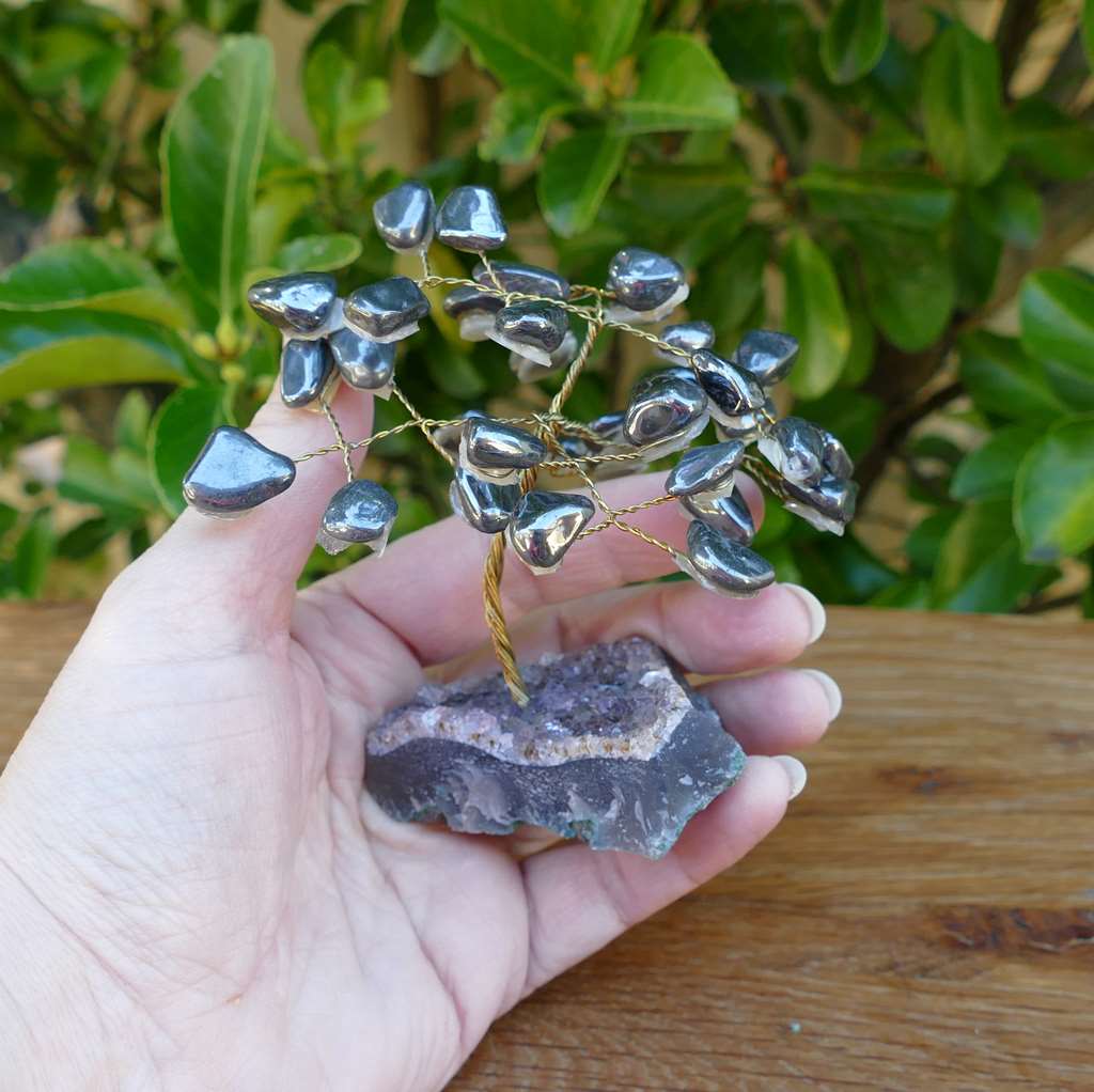 Crystal Gem Tree - Hematite