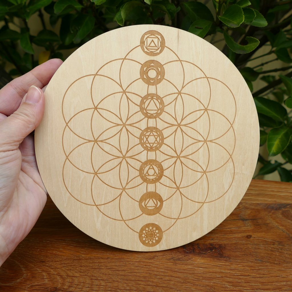 crystal grid board seed of life