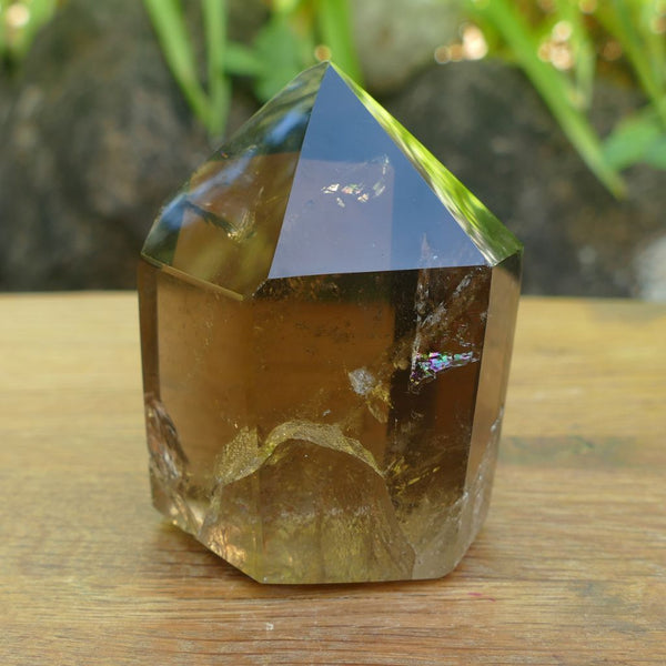 Smoky Quartz Crystal Point - Polished Smoky Quartz Point for Healing Reiki