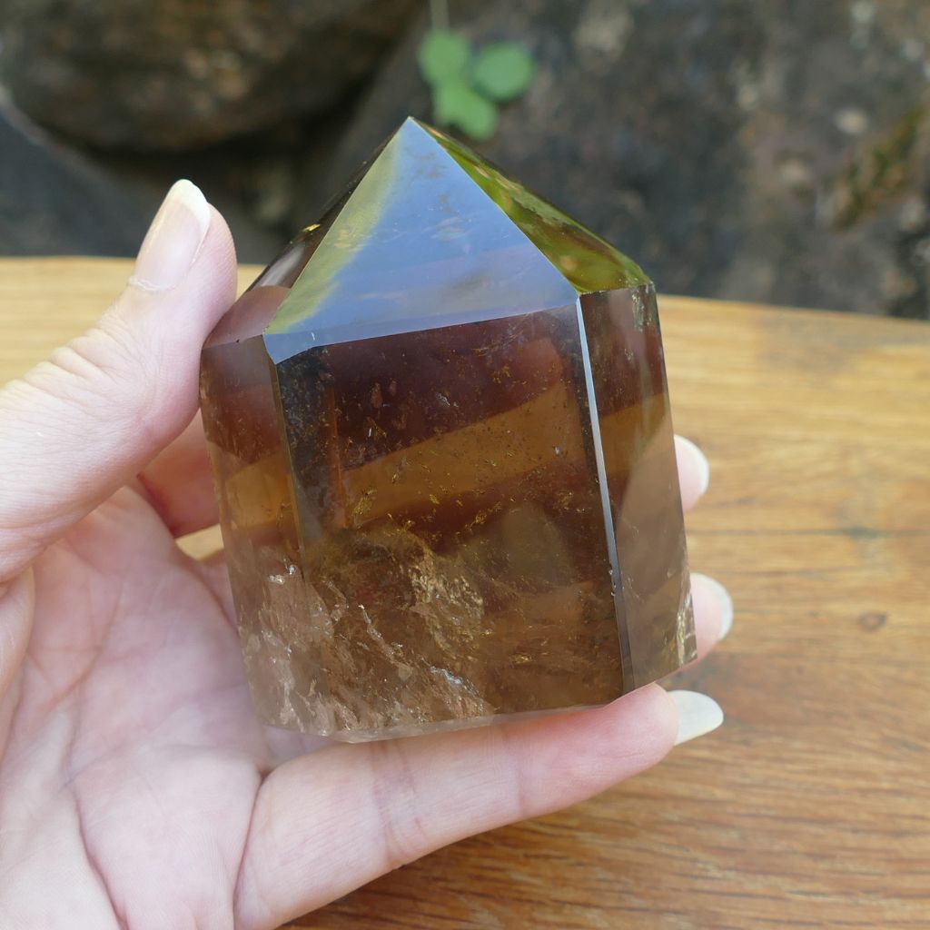 smoky quartz point