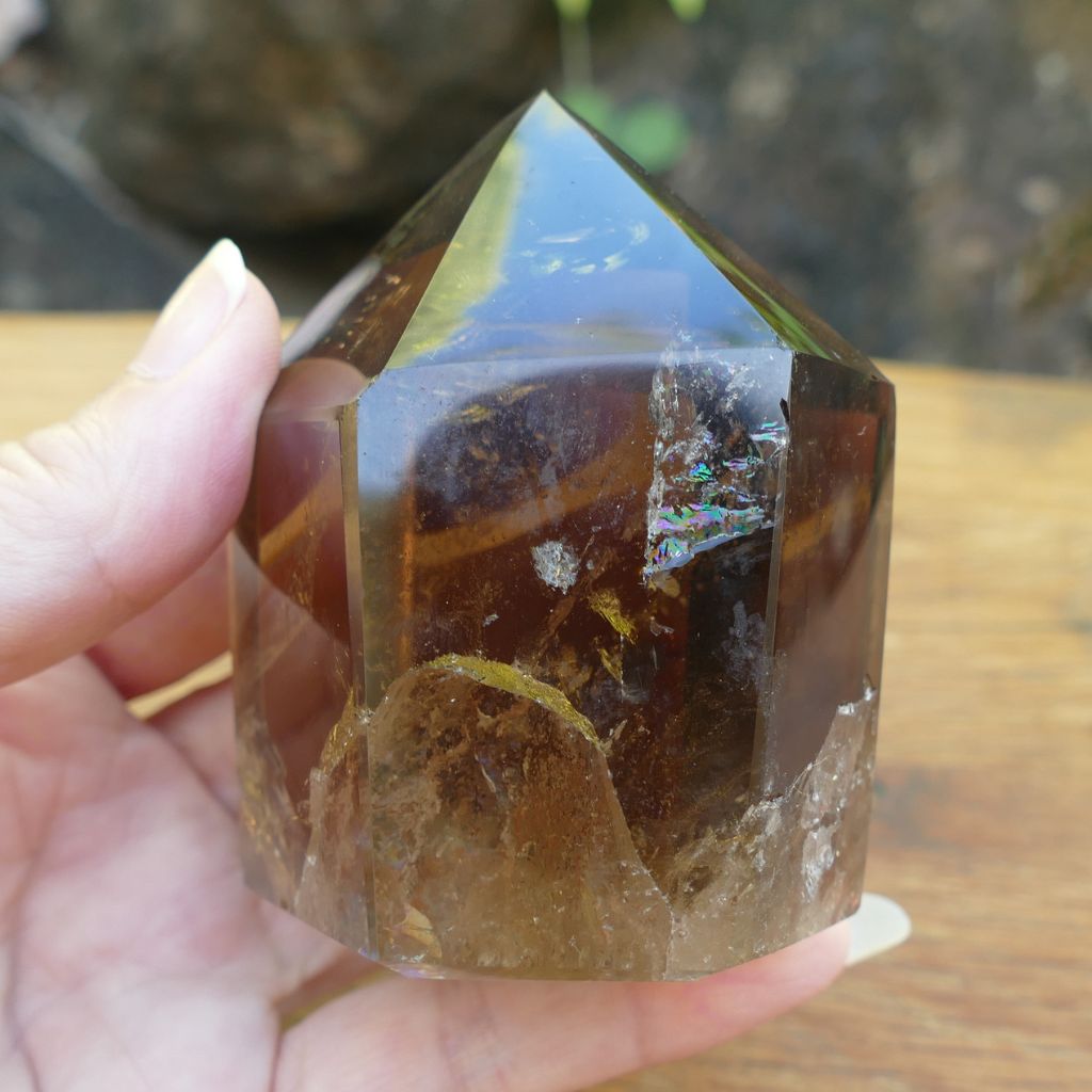 smoky quartz point