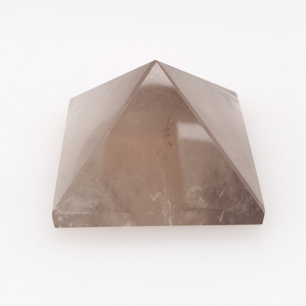 smoky quartz crystal pyramid