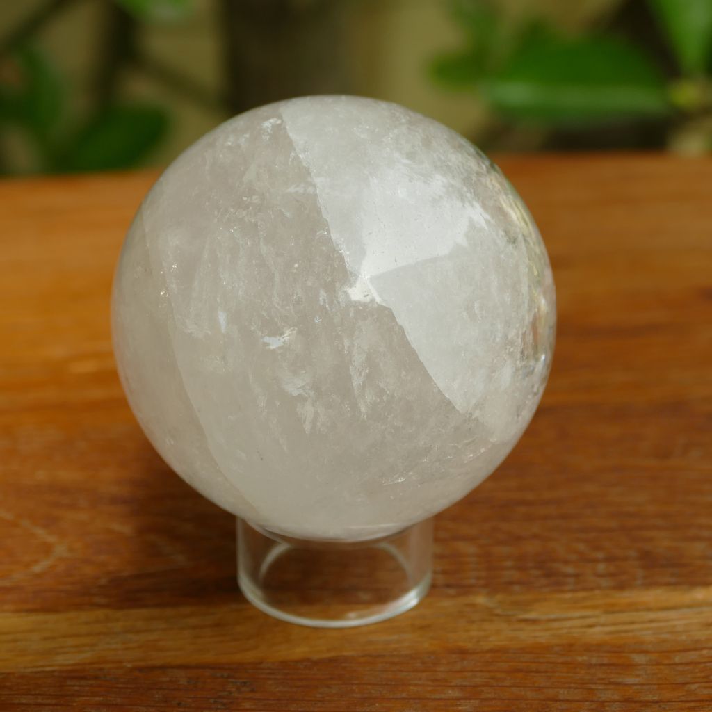 crystal sphere clear quartz
