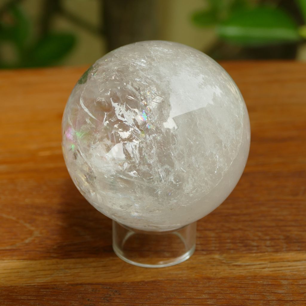 crystal sphere clear quartz