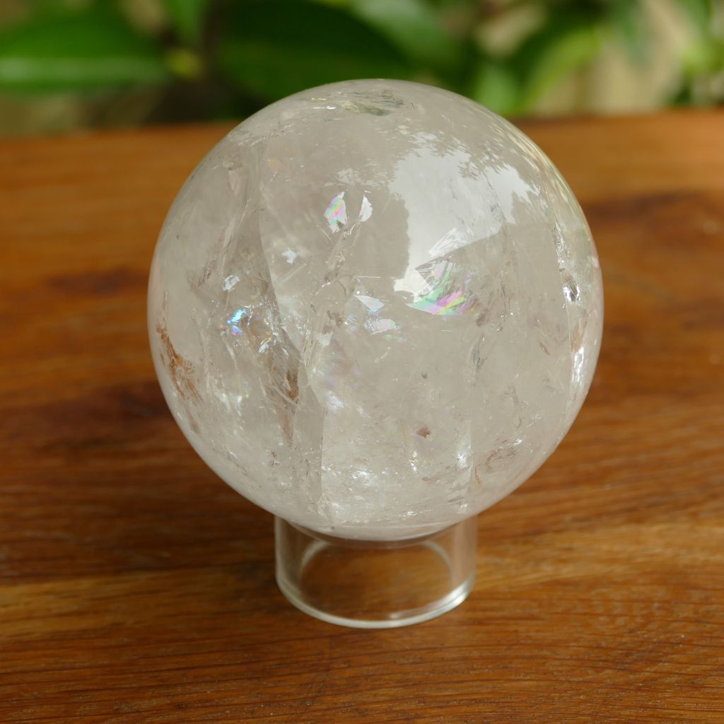 crystal sphere clear quartz