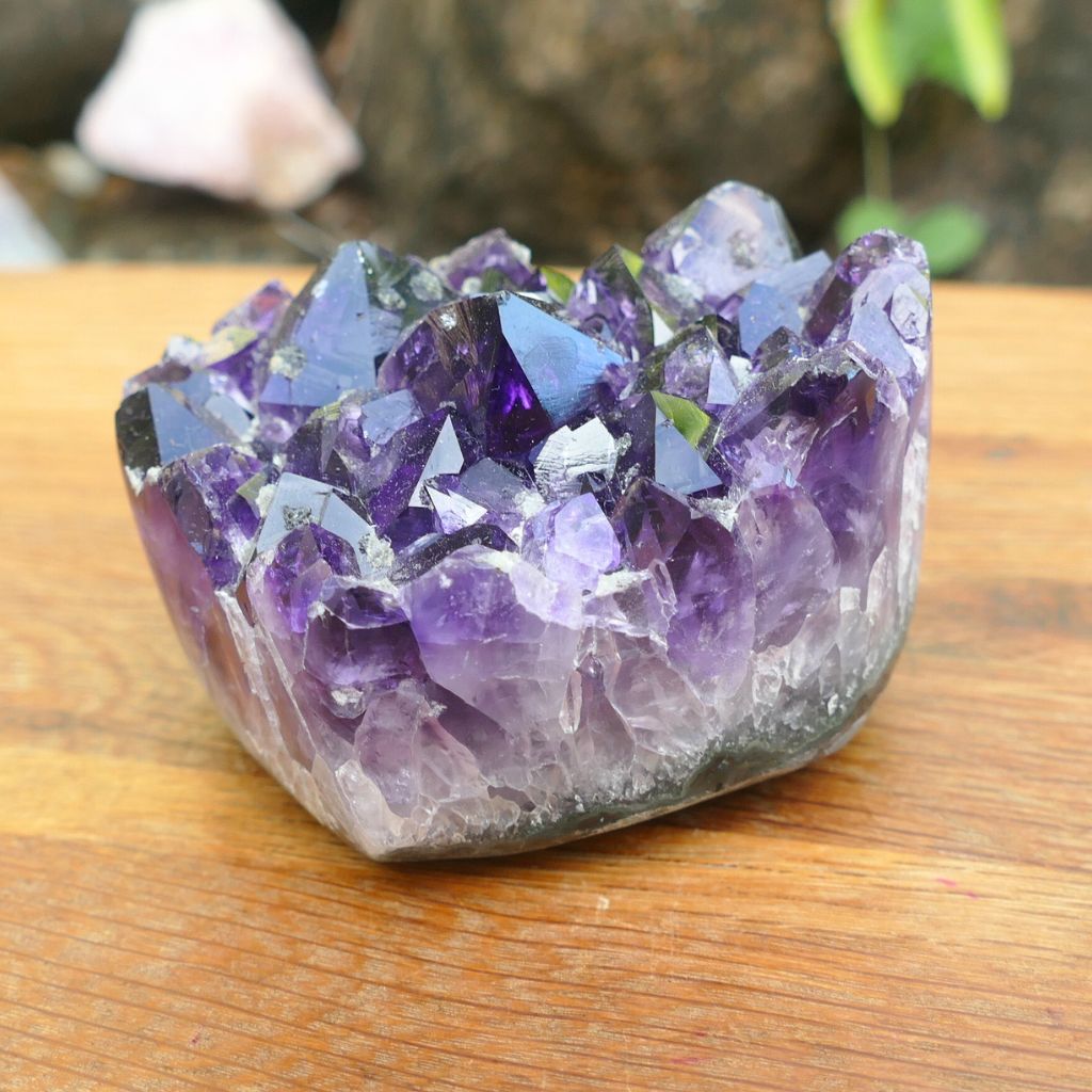amethyst heart cluster