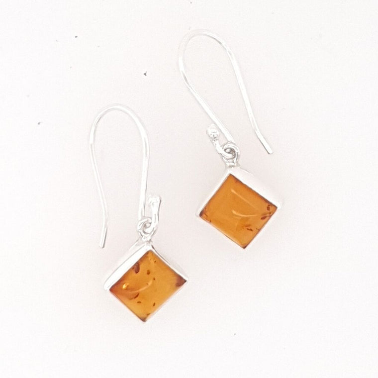 amber earrings