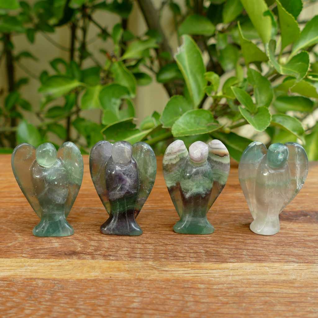 fluorite crystal angel