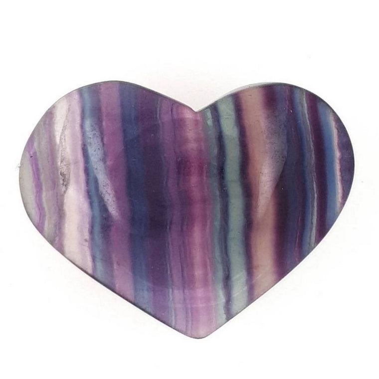 fluorite crystal hearts