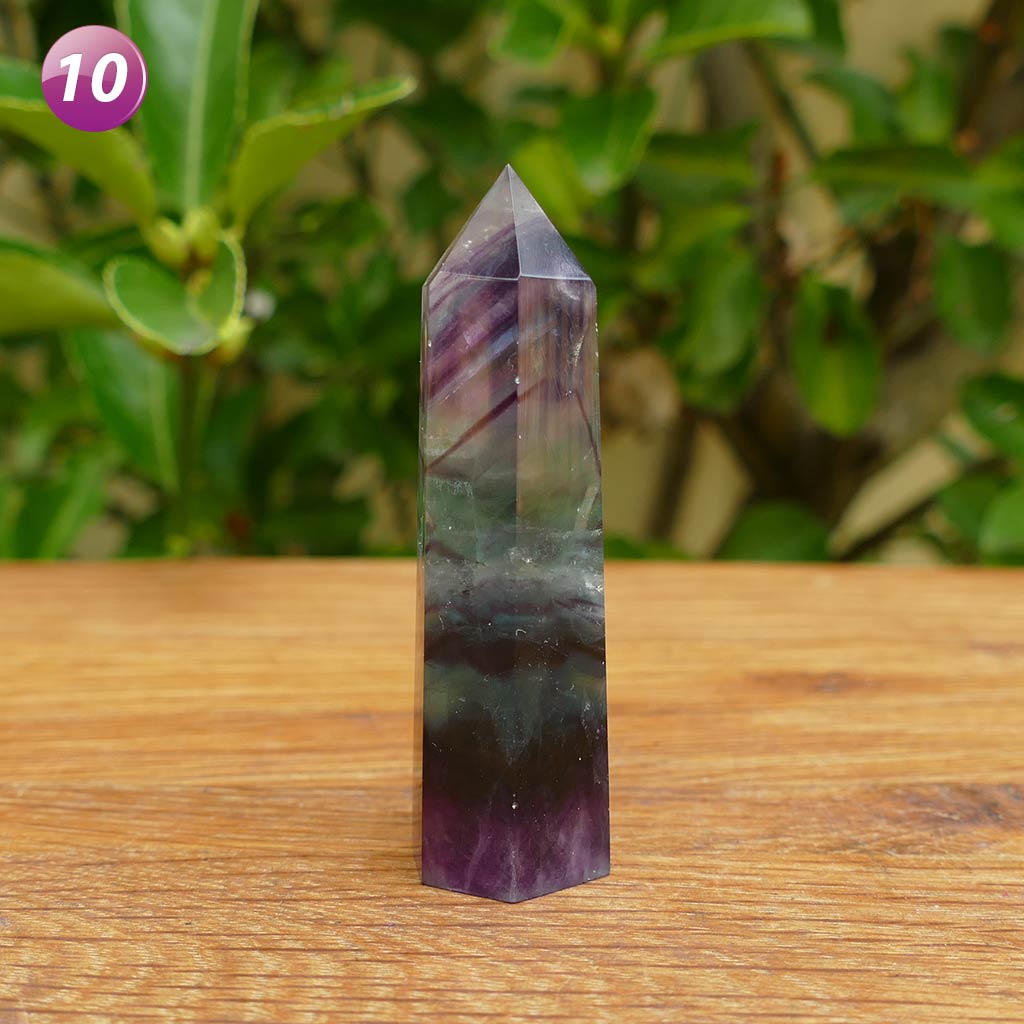 fluorite crystal point