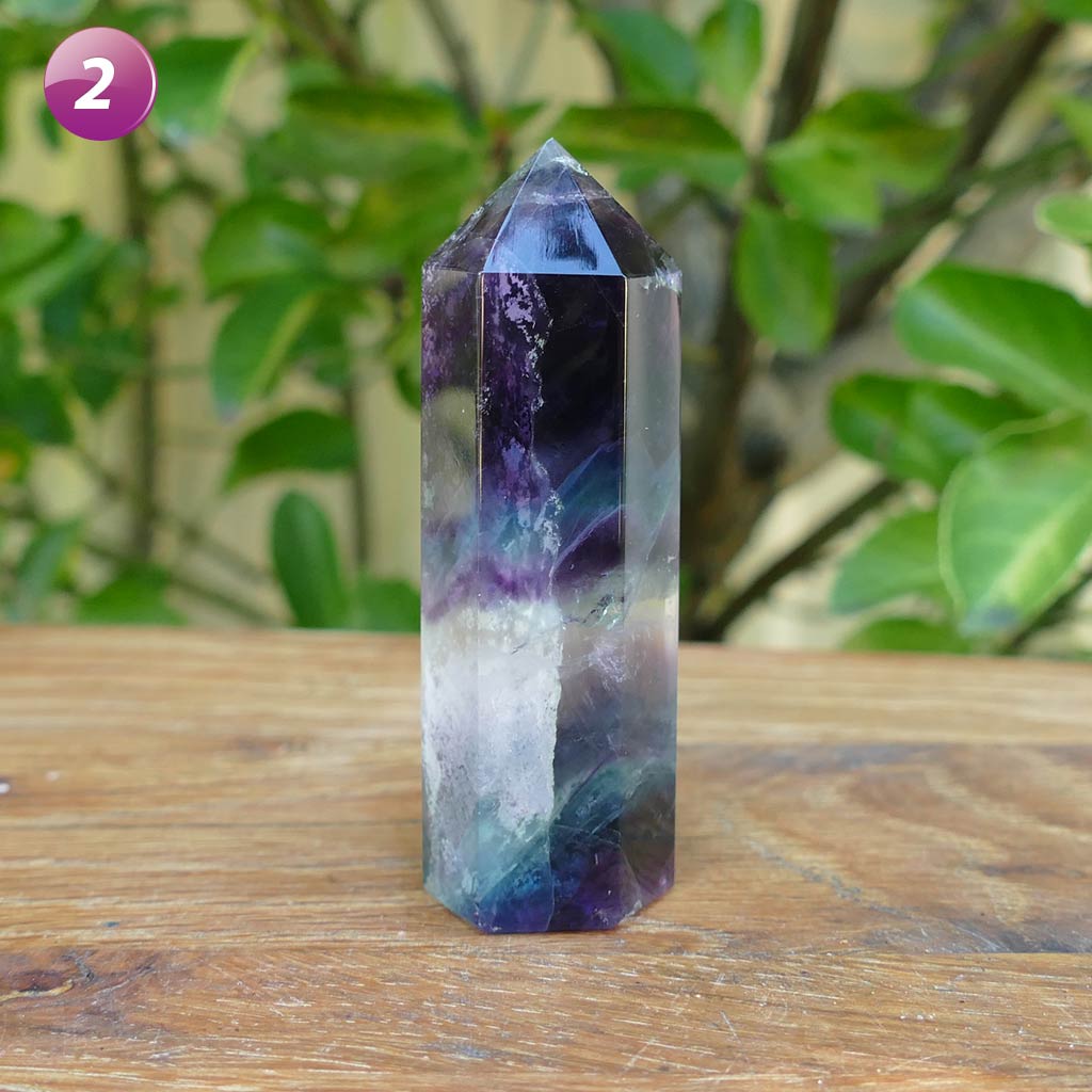 fluorite point crystal