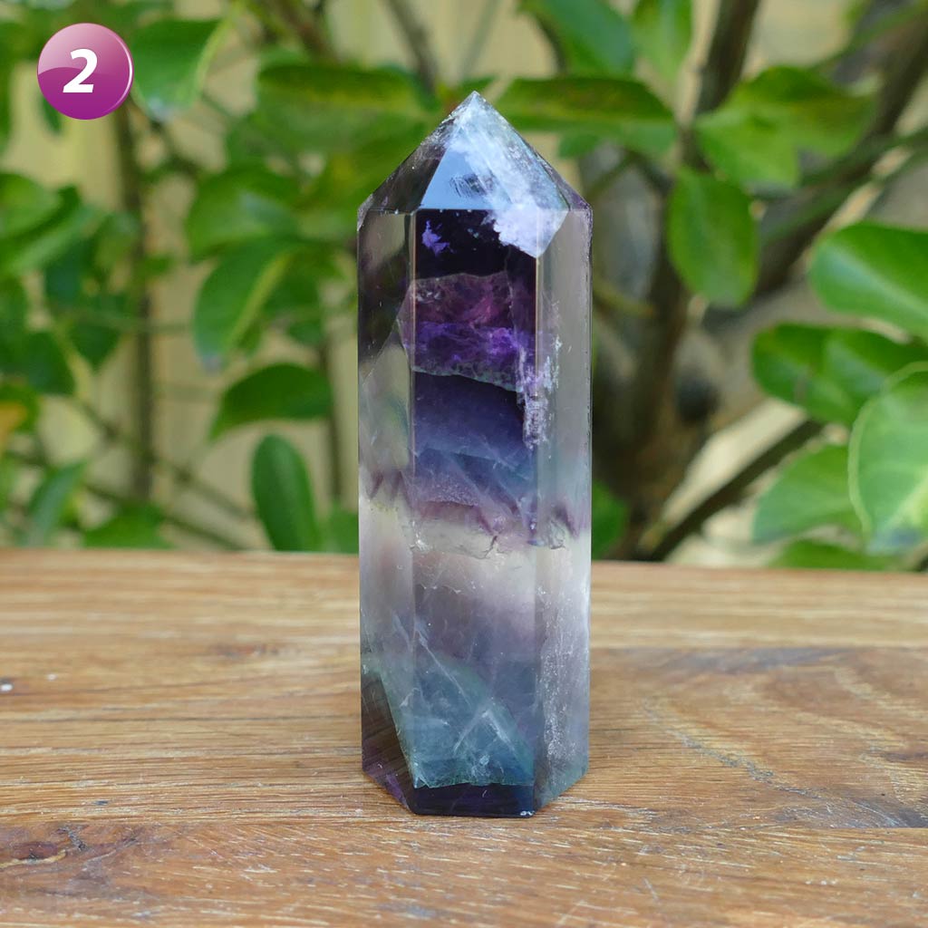 fluorite point crystal