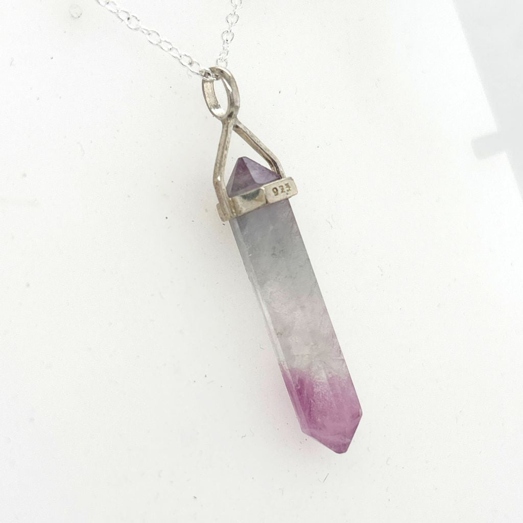 fluorite point pendant
