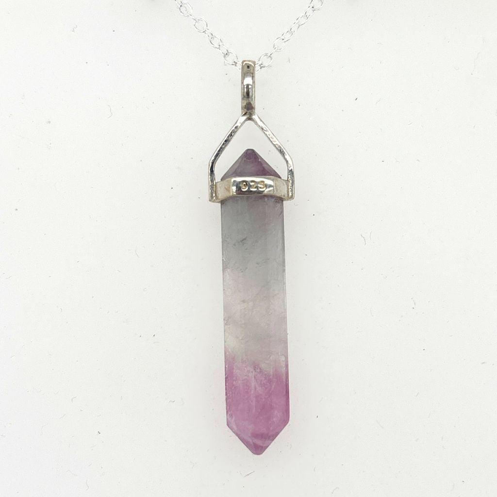 fluorite point pendant