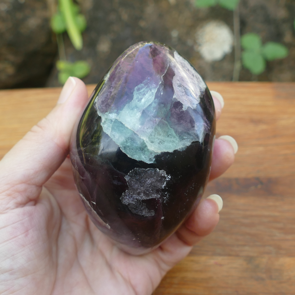 Rainbow Fluorite Polished Freeform | Natural Fluorite Crystal