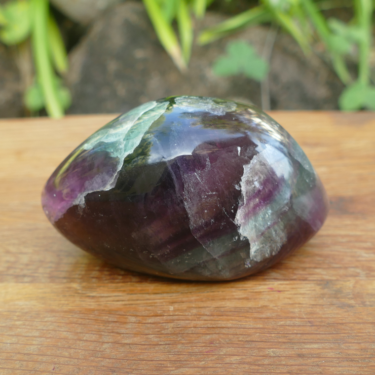 Rainbow Fluorite Polished Freeform | Natural Fluorite Crystal