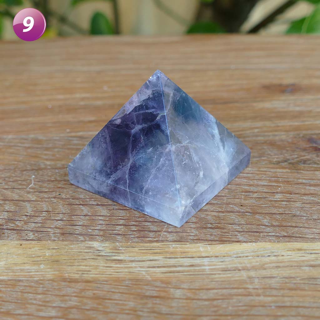 Fluorite Crystal Pyramid
