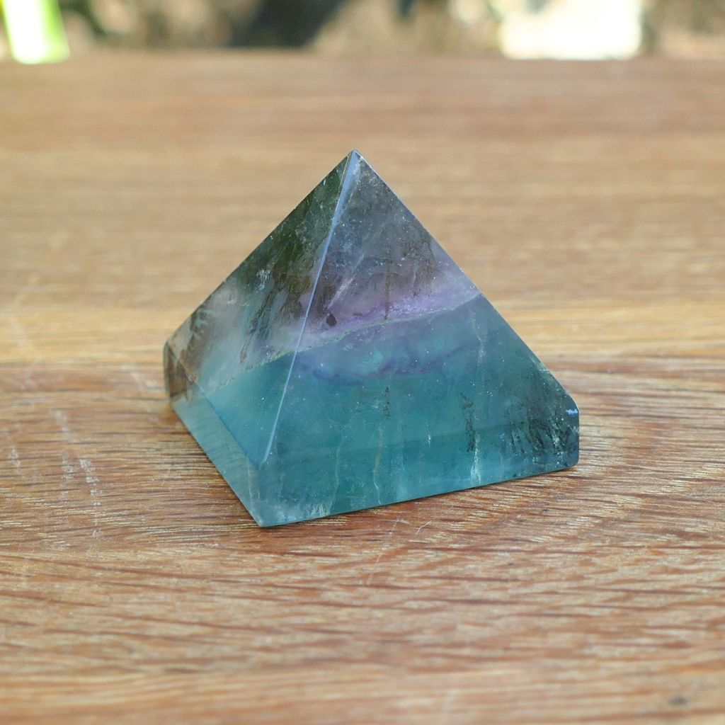 Fluorite Crystal Pyramids| Rainbow Fluorite Pyramid Success