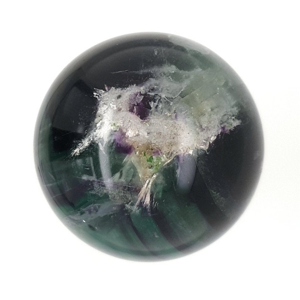 Fluorite Crystal Sphere - Polished Fluorite Stone