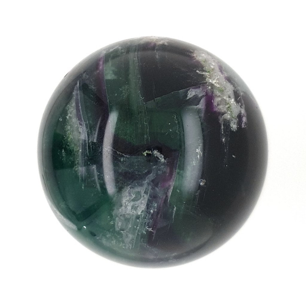 Fluorite Crystal Sphere - Polished Fluorite Stone