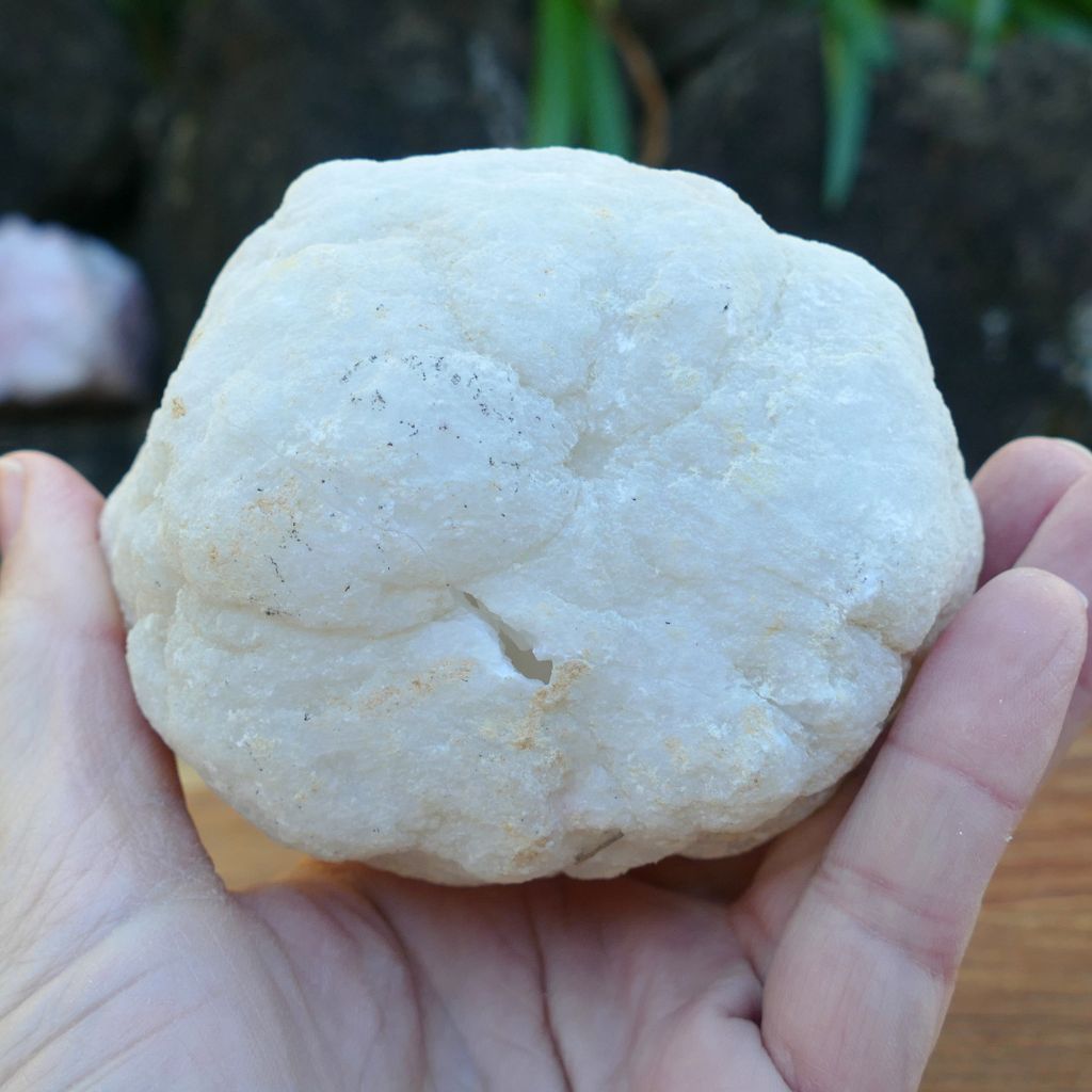 Quartz with Calcite Geode Pair as Friendship Stones for Crystal Lovers