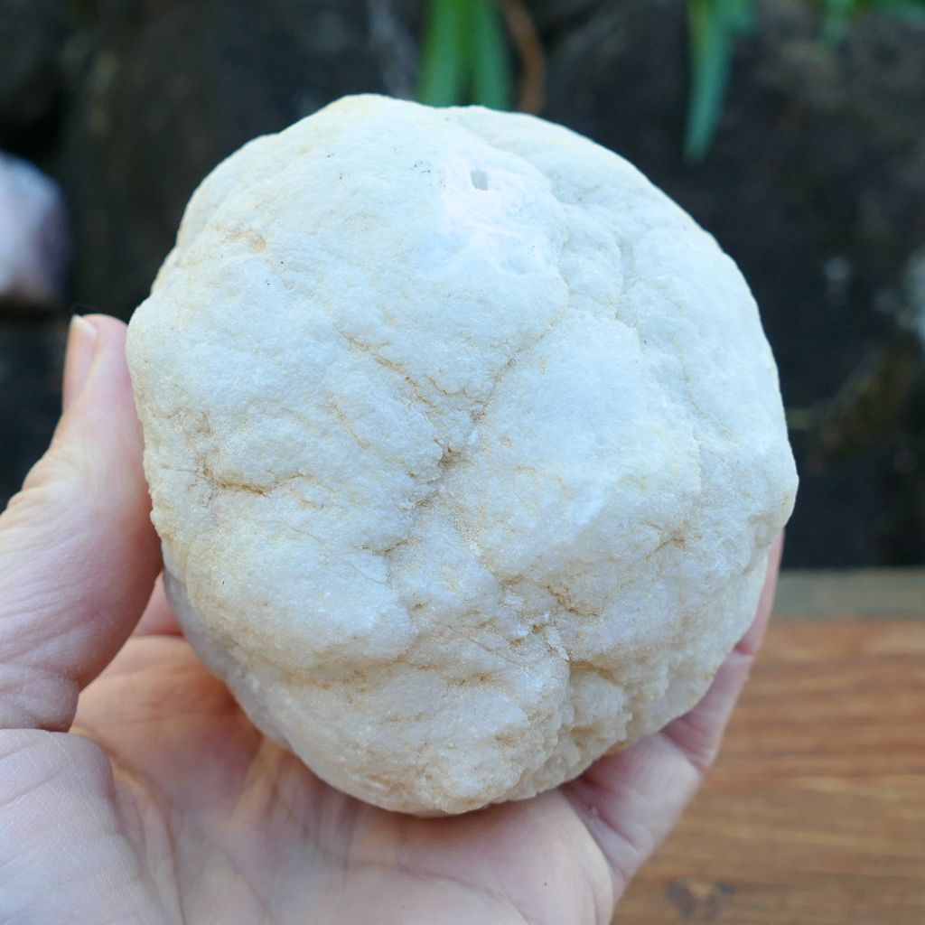 Quartz with Calcite Geode Pair as Friendship Stones for Crystal Lovers