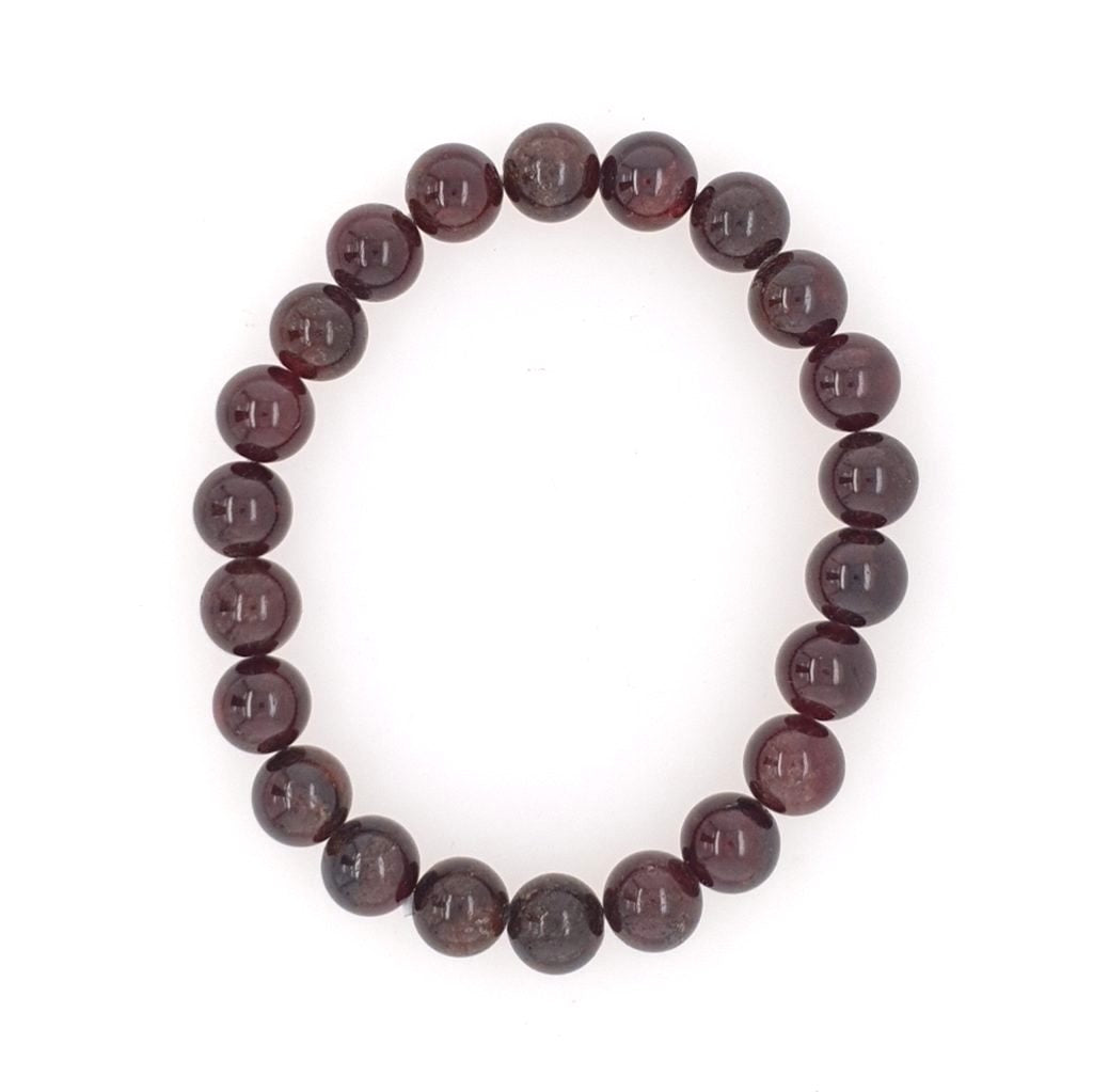 garnet bead bracelet