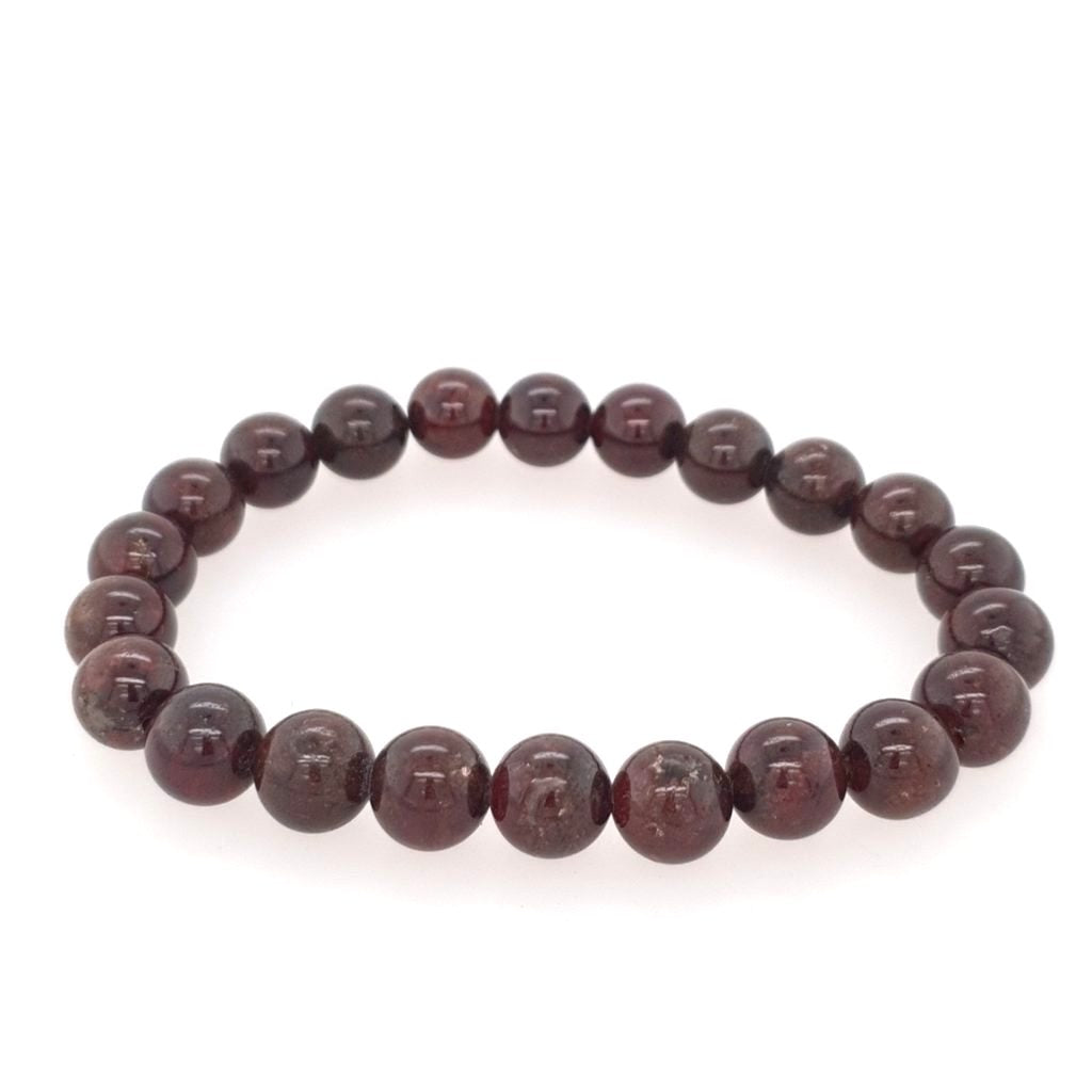 garnet bead bracelet