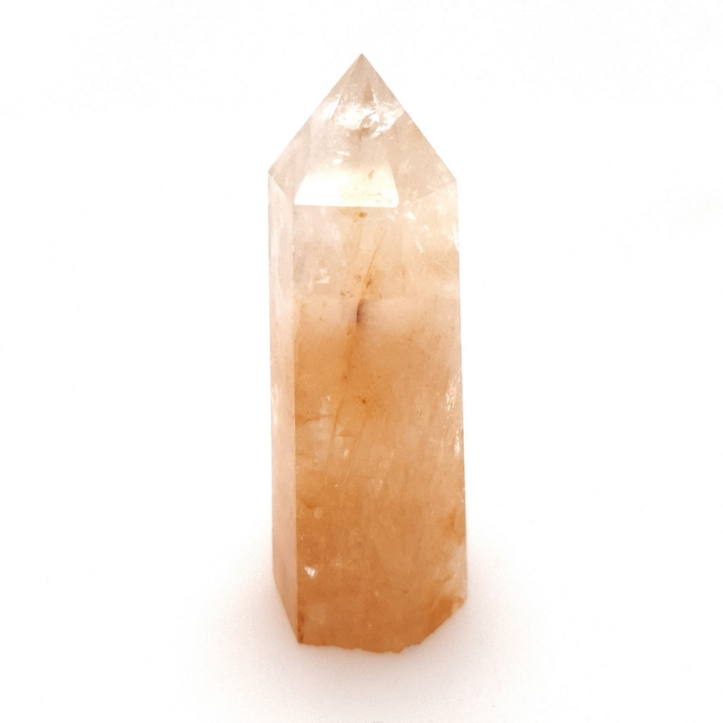golden healer quartz point