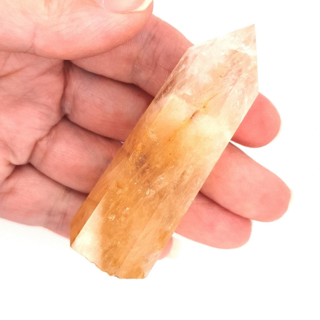 golden healer quartz point