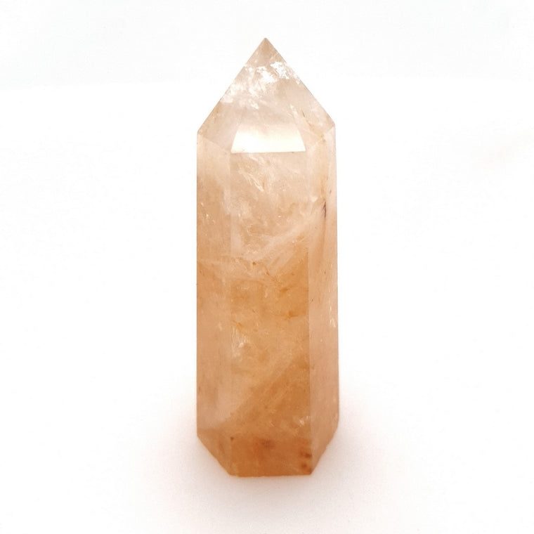 golden healer quartz point
