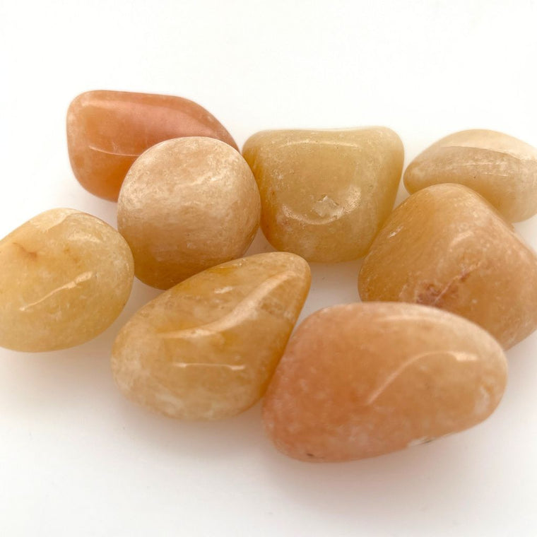 golden quartz tumble stones