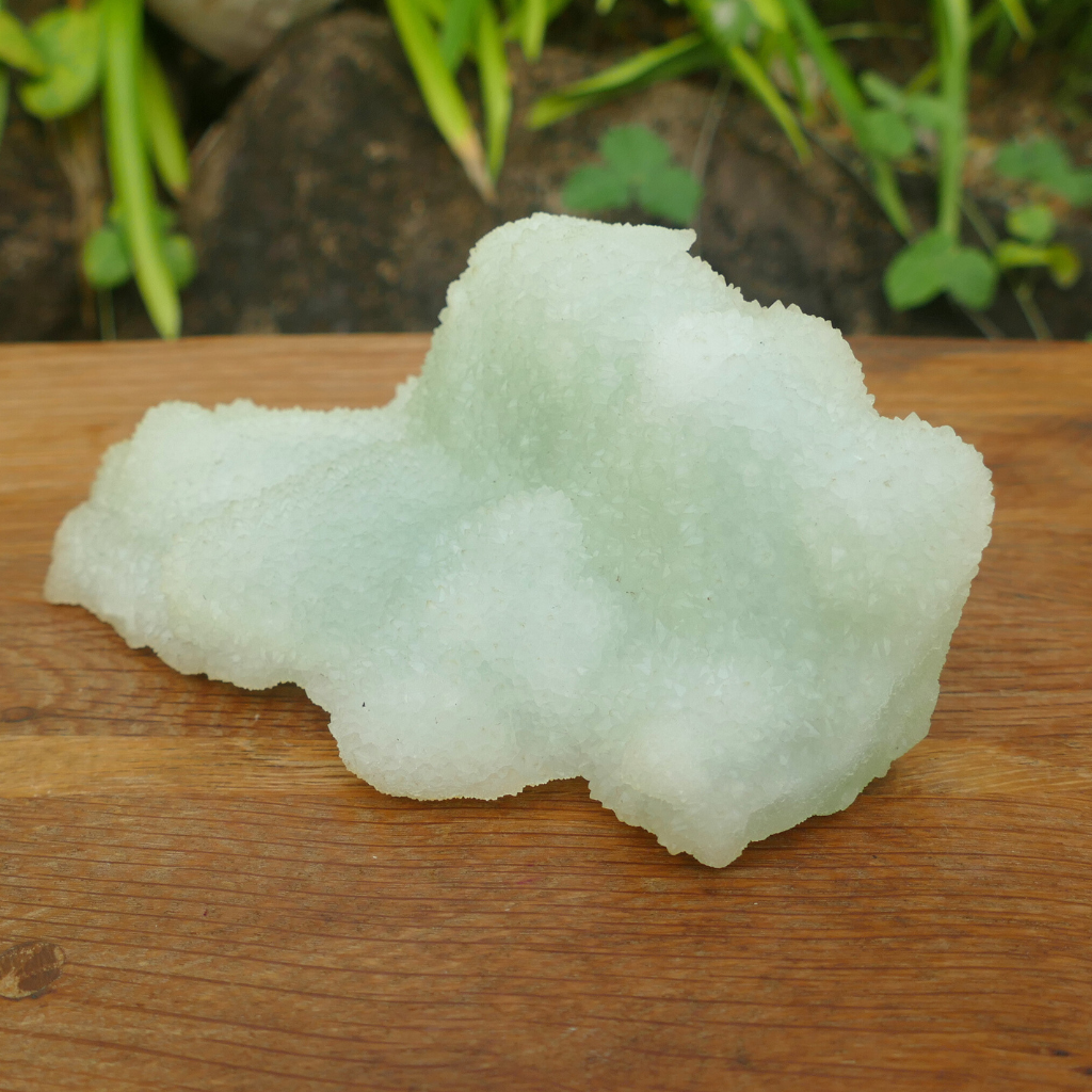 natural green apophyllite druzy specimen