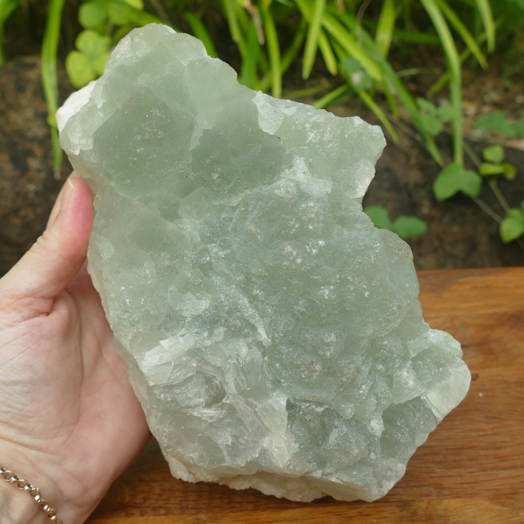 natural green apophyllite mineral specimen