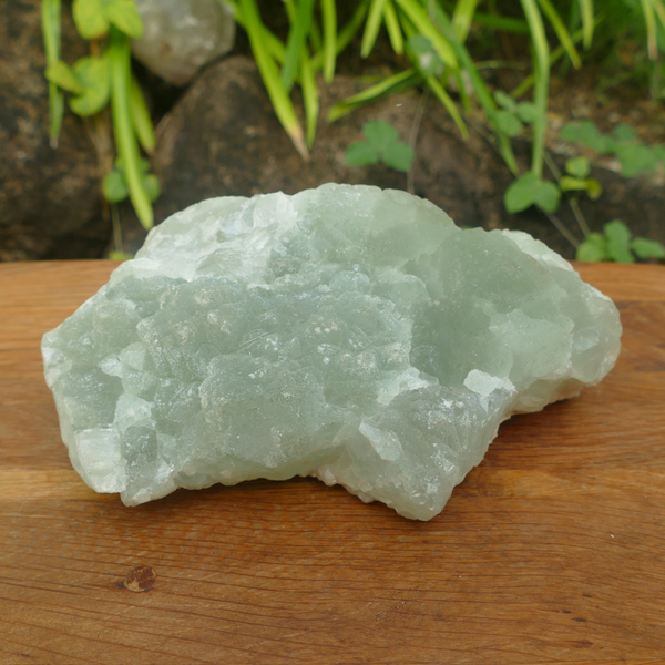 Green Apophyllite Crystal Cluster – Large Natural Mineral Specimen