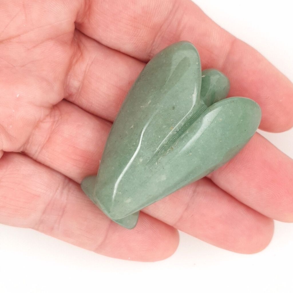 green aventurine angel