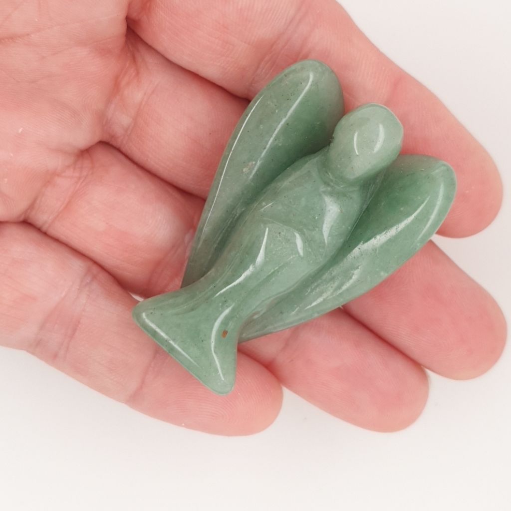 green aventurine angel