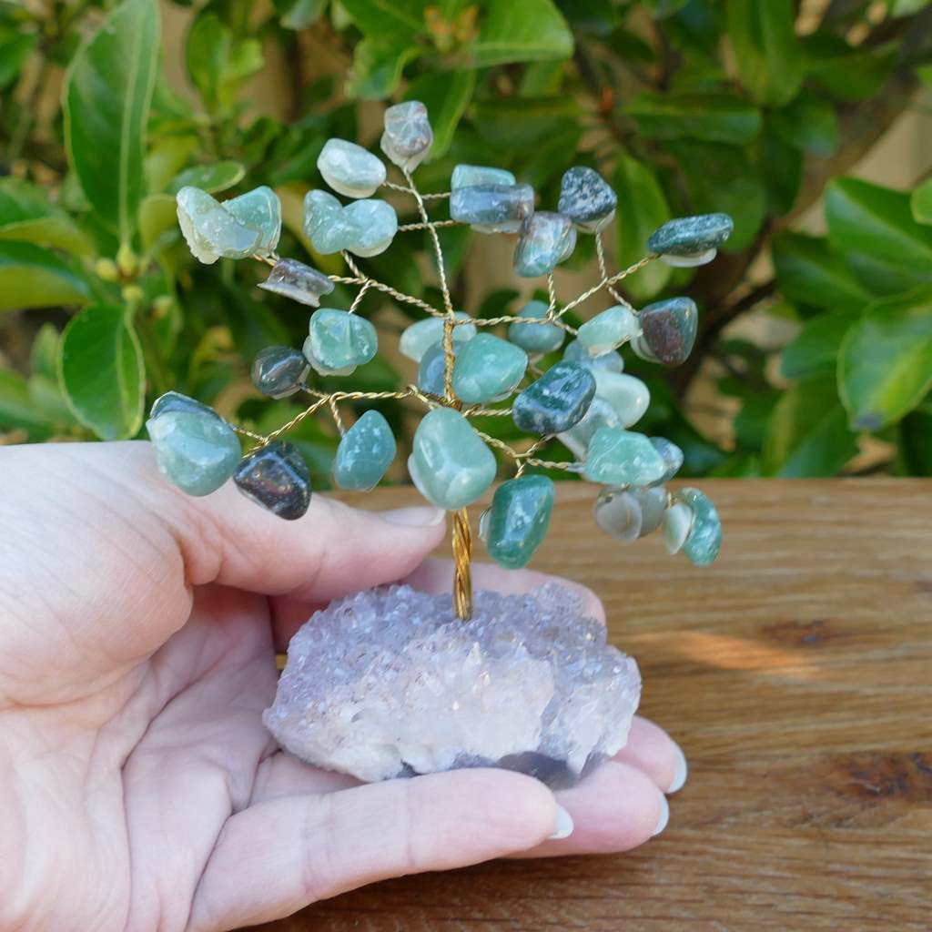 Crystal Gem Tree - Green Aventurine