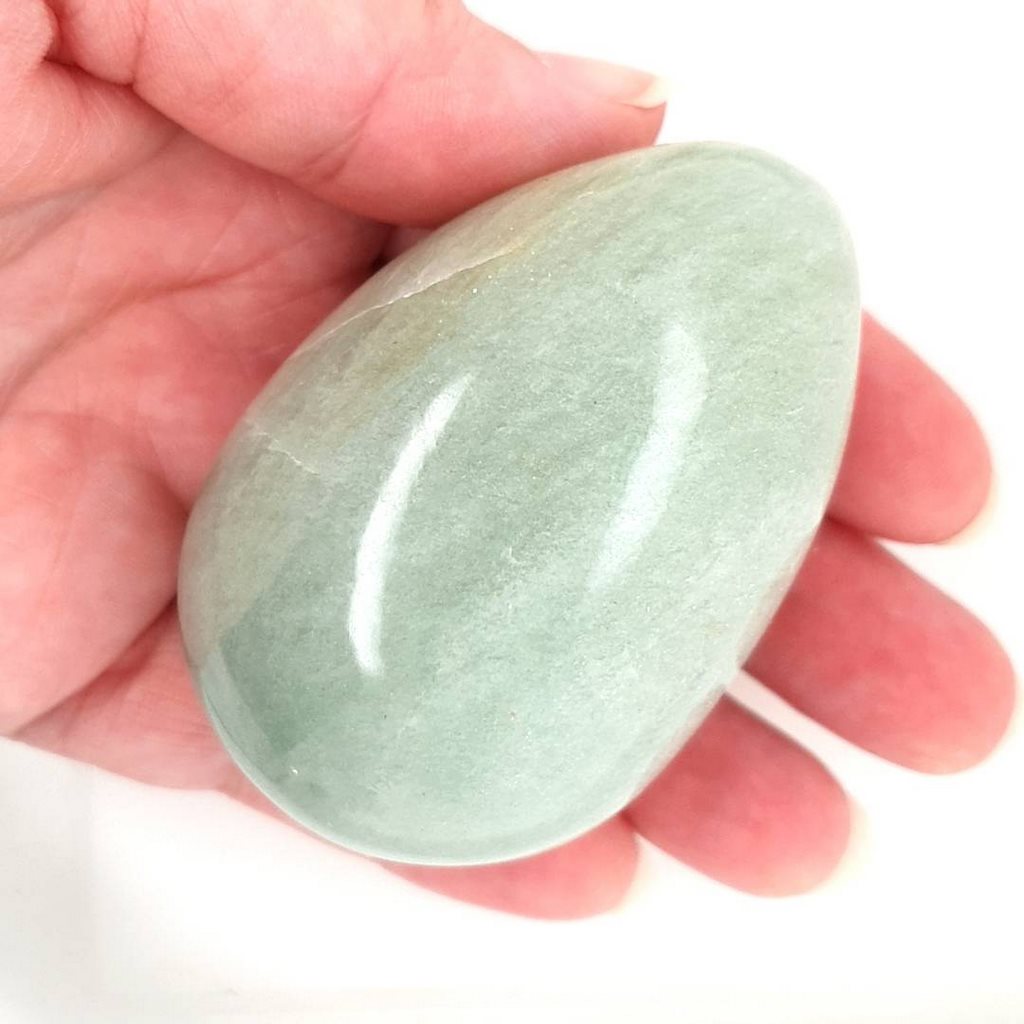 green aventurine crystal egg