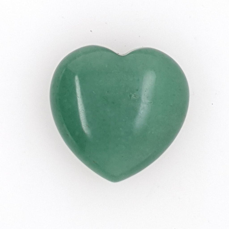 green Aventurine hearts