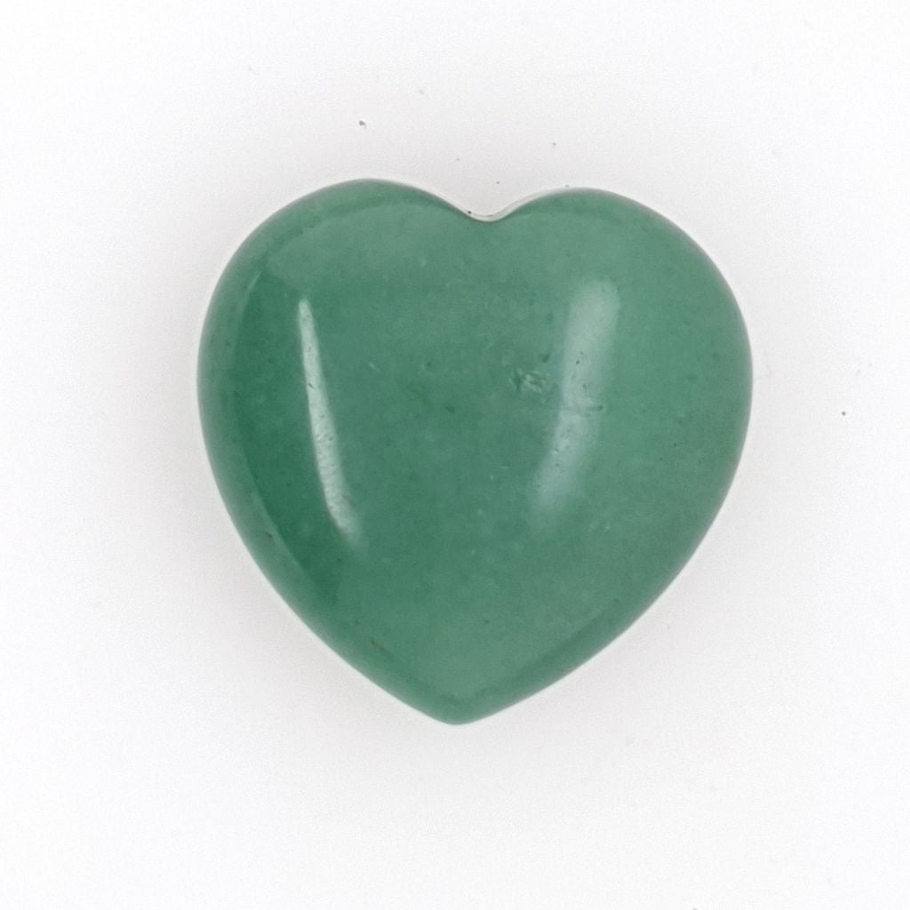 green Aventurine hearts