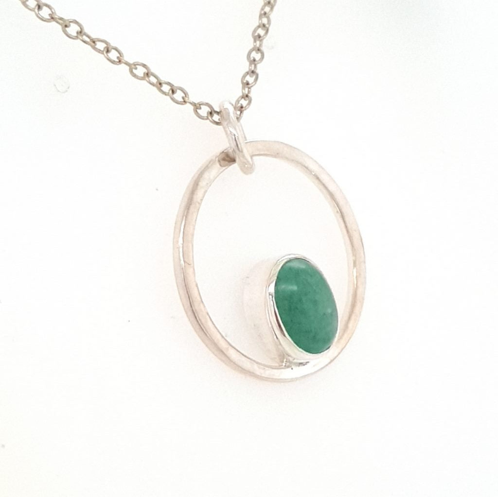 green aventurine pendant