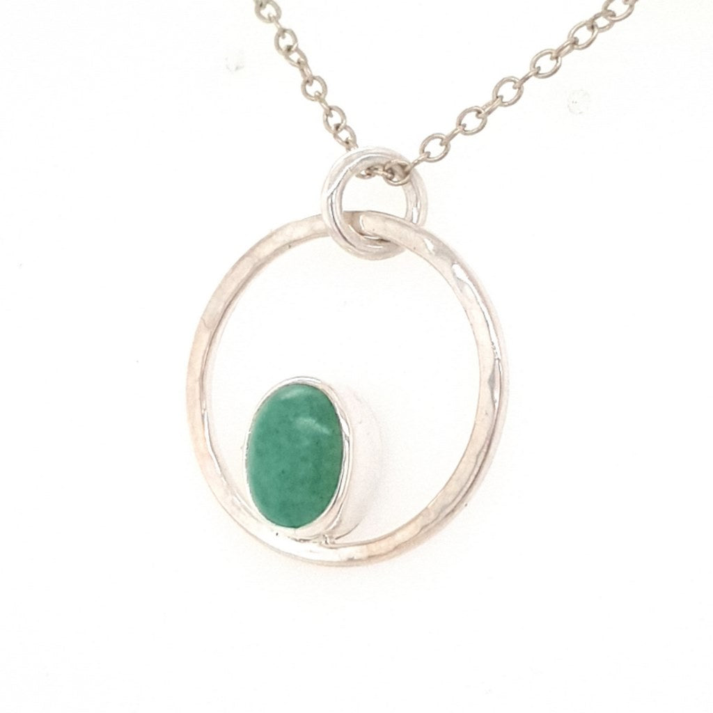 green aventurine pendant