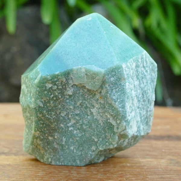 Green Aventurine Semi-Polished Point