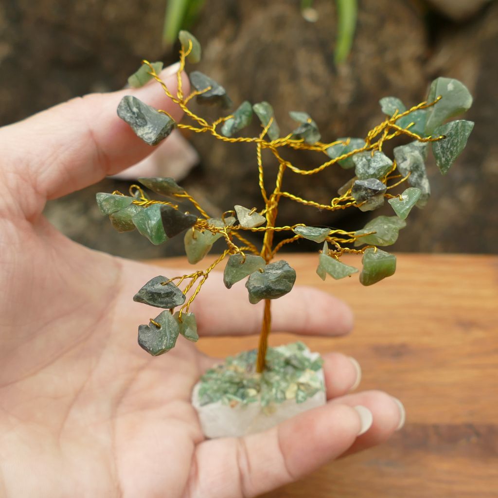 green aventurine tree