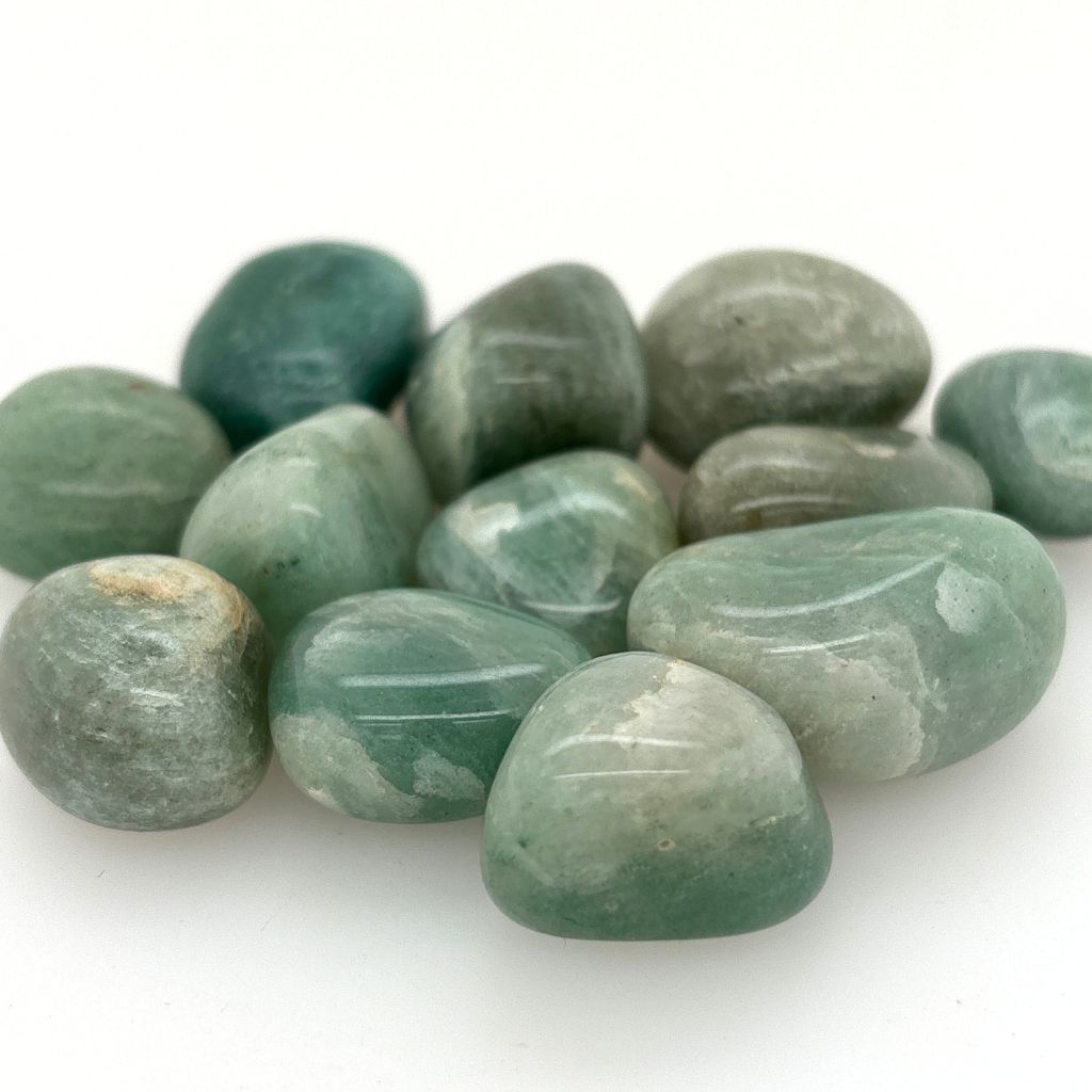 green aventurine tumble stones