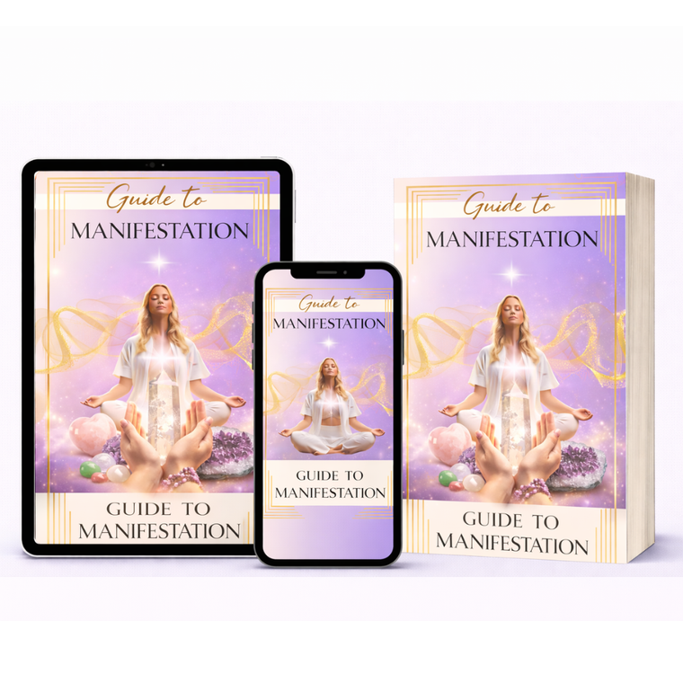 Guide to Manifestation ebook cover – law of attraction and manifestation mindset guide