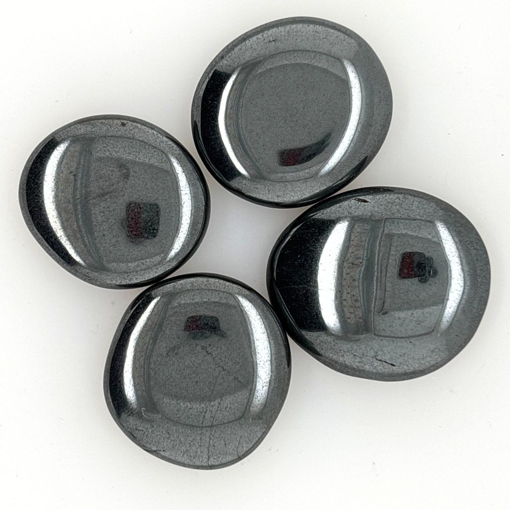 hematite flat stones