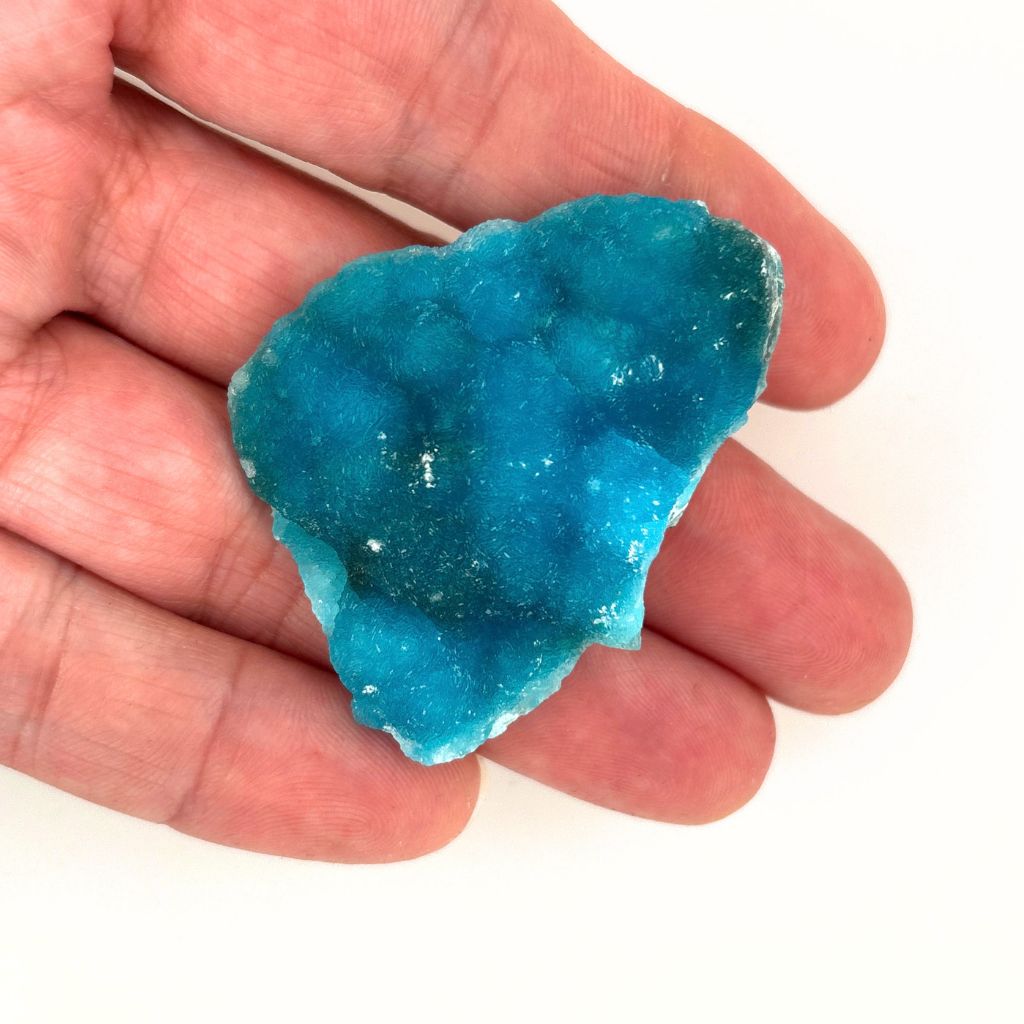 Natural blue Hemimorphite mineral specimen from Yunnan China – 30g